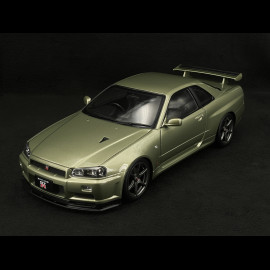 Nissan Skyline GT-R R34 V-Spec II Nür 2001 Millennium Jade 1/12 KK Scale KKDC120212-1