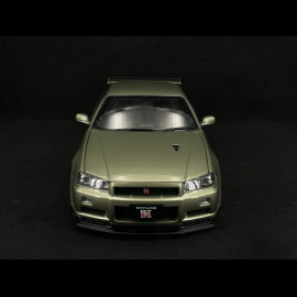 Nissan Skyline GT-R R34 V-Spec II Nür 2001 Millennium Jade 1/12 KK Scale KKDC120212-1
