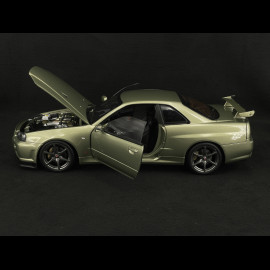 Nissan Skyline GT-R R34 V-Spec II Nür 2001 Millennium Jade 1/12 KK Scale KKDC120212-1