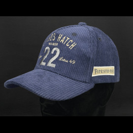 Jo Siffert Hat Lotus Brands Hatch Corduroy Warson Motors Navy Blue 24409 - unisex