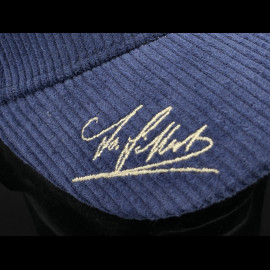 Jo Siffert Hat Lotus Brands Hatch Corduroy Warson Motors Navy Blue 24409 - unisex