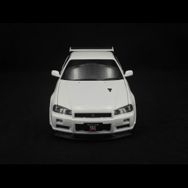 Nissan Skyline GT-R R34 V-Spec II 2001 White 1/12 KK Scale KKDC120213-1