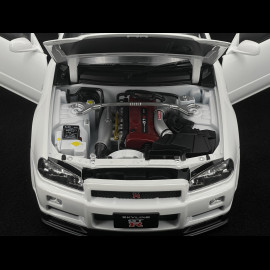Nissan Skyline GT-R R34 V-Spec II 2001 White 1/12 KK Scale KKDC120213-1