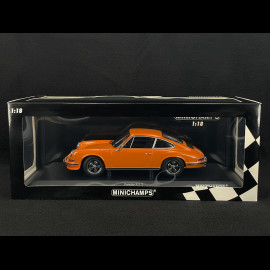 Porsche 911 S 1972 Signal Orange 1/18 Minichamps 155063002