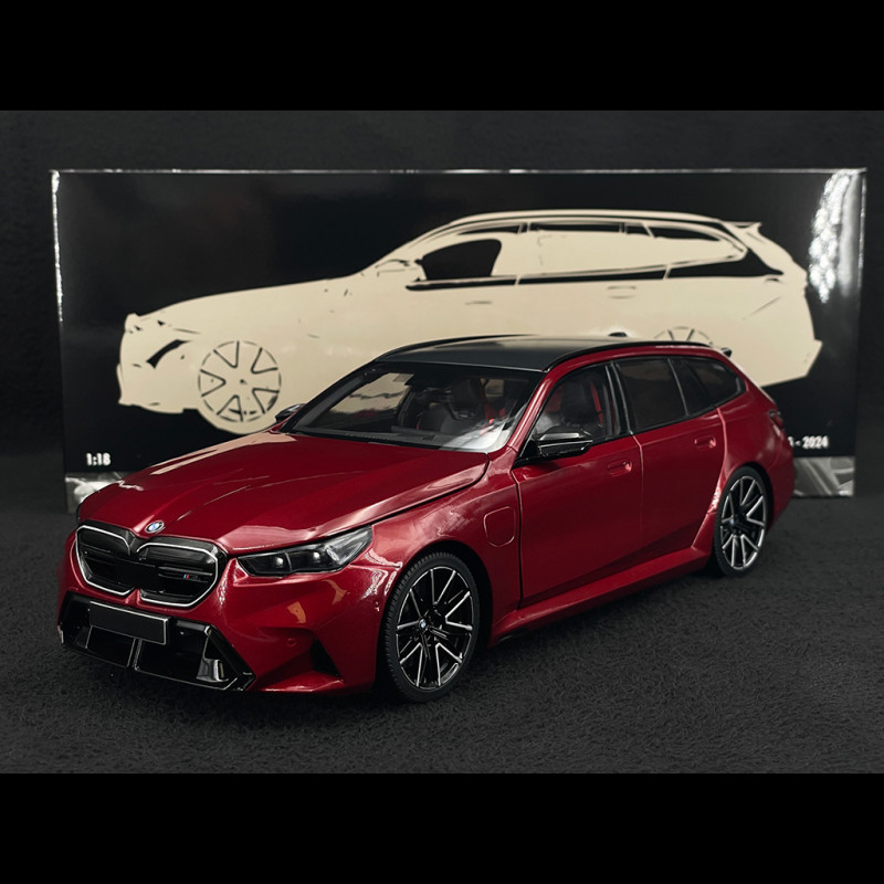 BMW M5 Touring 2024 Dark Red Metallic 1/18 Minichamps 110023900