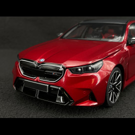 BMW M5 Touring 2024 Dunkelrot Metallic 1/18 Minichamps 110023900