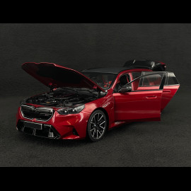 BMW M5 Touring 2024 Dunkelrot Metallic 1/18 Minichamps 110023900