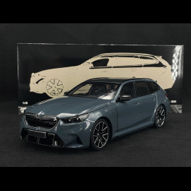 BMW M5 Touring 2024 Grey Metallic 1/18 Minichamps 110023901