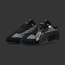 Porsche Shoes 911 Pepita Speedcat Puma Leagacy + Keyring Black / White 309389-01 - unisex