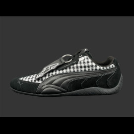 Porsche Schuhe 911 Pepita Speedcat Puma Leagacy + Schlüsselanhänger Schwarz / Weiß 309389-01 - unisex