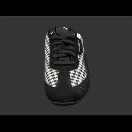 Porsche Schuhe 911 Pepita Speedcat Puma Leagacy + Schlüsselanhänger Schwarz / Weiß 309389-01 - unisex