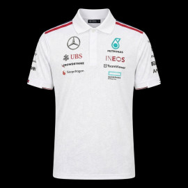 Mercedes Polo-Shirt Günstige AMG Petronas F1 Team Tommy Hilfiger Weiß 701227948-001- unisex