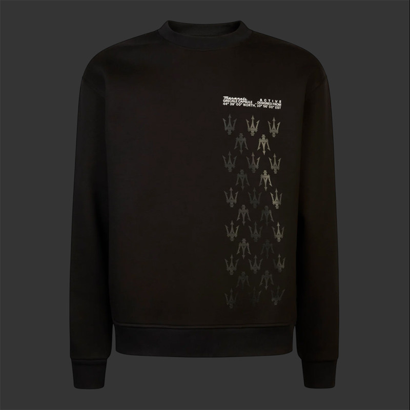 Maserati Sweatshirt Grecale Capsule Schwarz - Unisex