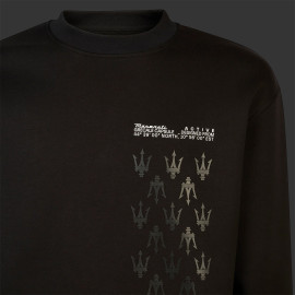 Maserati Sweatshirt Grecale Capsule Schwarz - Unisex