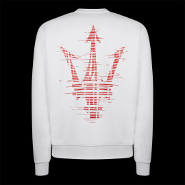 Maserati Sweatshirt Fuoriserie Sport Weiß - Unisex