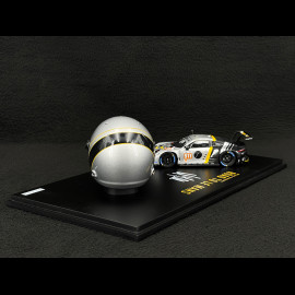 Set Porsche 911 RSR Typ 991.2 n° 911 24h Le Mans 2023 mit Michael Fassbenders Helm 1/43 Spark WAP0202210TRSR