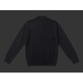 Maserati Polo Shirt Long Sleeves Made in Italy Black - Men