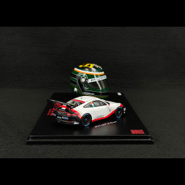 Set Porsche 911 GT3 Cup Typ 991.2 n° 93 2020 mit Michael Fassbenders Helm 1/43 Spark WAP0202110TGT3