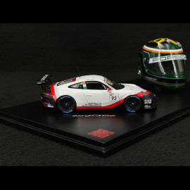 Set Porsche 911 GT3 Cup Type 991.2 n° 93 2020 with Michael Fassbender's Helmet 1/43 Spark WAP0202110TGT3