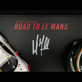 Set Porsche 911 GT3 Cup Typ 991.2 n° 93 2020 mit Michael Fassbenders Helm 1/43 Spark WAP0202110TGT3
