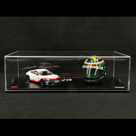 Set Porsche 911 GT3 Cup Type 991.2 n° 93 2020 with Michael Fassbender's Helmet 1/43 Spark WAP0202110TGT3