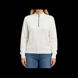 Maserati Polo Shirt Long Sleeve Made in Italy White - Women