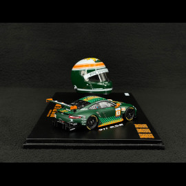 Set Porsche 911 RSR Typ 991.2 n° 93 European Le Mans Series 2020 mit Michael Fassbenders Helm 1/43 Spark WAP0202200TRSR