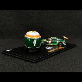 Set Porsche 911 RSR Typ 991.2 n° 93 European Le Mans Series 2020 mit Michael Fassbenders Helm 1/43 Spark WAP0202200TRSR