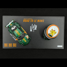 Set Porsche 911 RSR Type 991.2 n° 93 European Le Mans Series 2020 with Michael Fassbender's Helmet 1/43 Spark WAP0202200TRSR