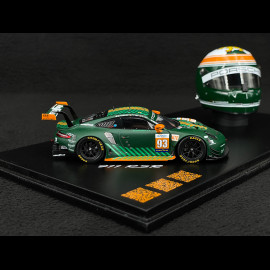 Set Porsche 911 RSR Typ 991.2 n° 93 European Le Mans Series 2020 mit Michael Fassbenders Helm 1/43 Spark WAP0202200TRSR