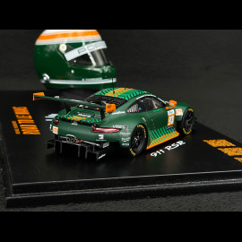 Set Porsche 911 RSR Typ 991.2 n° 93 European Le Mans Series 2020 mit Michael Fassbenders Helm 1/43 Spark WAP0202200TRSR