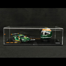 Set Porsche 911 RSR Typ 991.2 n° 93 European Le Mans Series 2020 mit Michael Fassbenders Helm 1/43 Spark WAP0202200TRSR