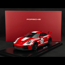 Porsche 911 GT3 Type 992.2 n° 23 Salzburg 2024 Red / White 1/18 Spark WAP02154326GT3