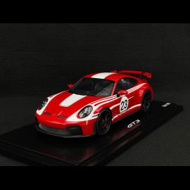 Porsche 911 GT3 Type 992.2 n° 23 Salzburg 2024 Red / White 1/18 Spark WAP02154326GT3