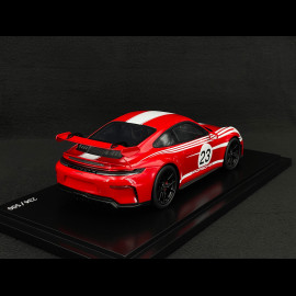 Porsche 911 GT3 Type 992.2 n° 23 Salzburg 2024 Red / White 1/18 Spark WAP02154326GT3