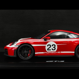 Porsche 911 GT3 Typ 992.2 n° 23 Salzburg 2024 Rot / Weiß 1/18 Spark WAP02154326GT3
