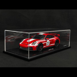 Porsche 911 GT3 Type 992.2 n° 23 Salzburg 2024 Red / White 1/18 Spark WAP02154326GT3