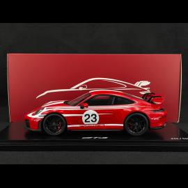 Porsche 911 GT3 Typ 992.2 n° 23 Salzburg 2024 Rot / Weiß 1/18 Spark WAP02154326GT3