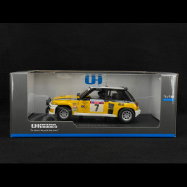 SELTEN : Renault 5 Turbo n° 7 Sieger Rallye Tour de Corse 1982 1/18 Universal Hobbies UH4535