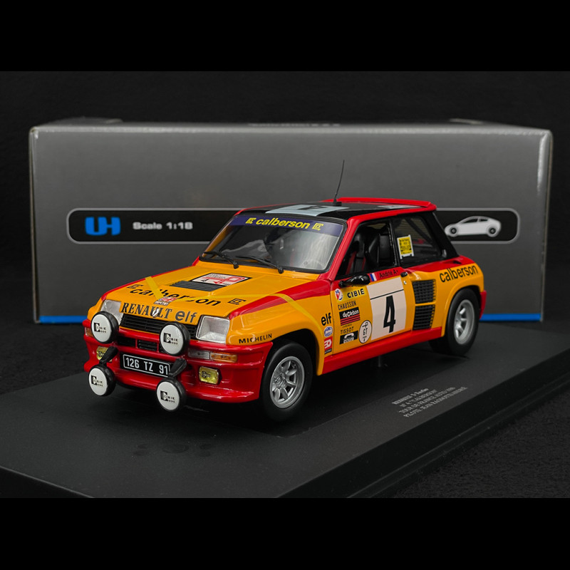 SELTEN : Renault 5 Turbo n° 4 Calberson Rallye Tour de France 1980 1/18 UH UH4533