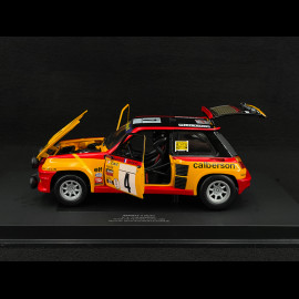 SELTEN : Renault 5 Turbo n° 4 Calberson Rallye Tour de France 1980 1/18 UH UH4533