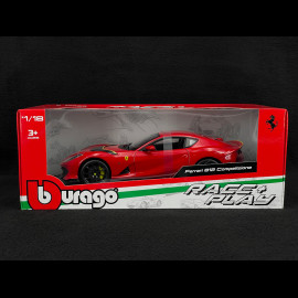 Ferrari 812 Competizione 2021 Rosso Corsa 1/18 Bburago BU16019