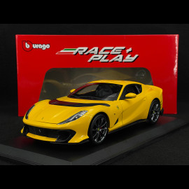 Ferrari 812 Competizione 2021 Giallo Modena 1/18 Bburago BU01646