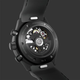Porsche Design Uhr Chronograph 1 All Black Numbered Edition Lederarmband WAP07105226LBS