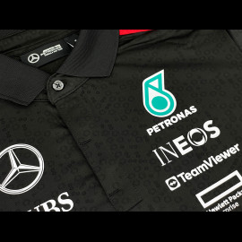 Mercedes Polo-Shirt Günstige AMG Petronas F1 Team Tommy Hilfiger Schwarz 701227948-002 - unisex