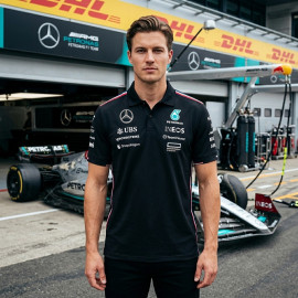 Mercedes Polo-shirt Low Cost AMG Petronas F1 Team Tommy Hilfiger Black 701227948-002 - unisex