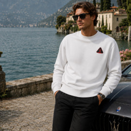 Maserati Sweatshirt Fuoriserie Sport Weiß - Unisex