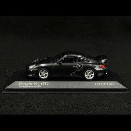 Porsche 911 GT2 Type 996 2000 Metallic Schwarz 1/43 Minichamps 430060124