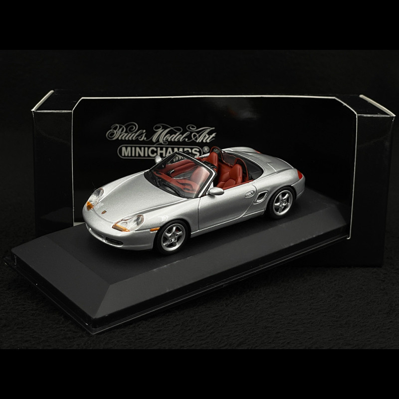 Porsche Boxster S typ 986 1999 silver 1/43 Minichamps 430068030