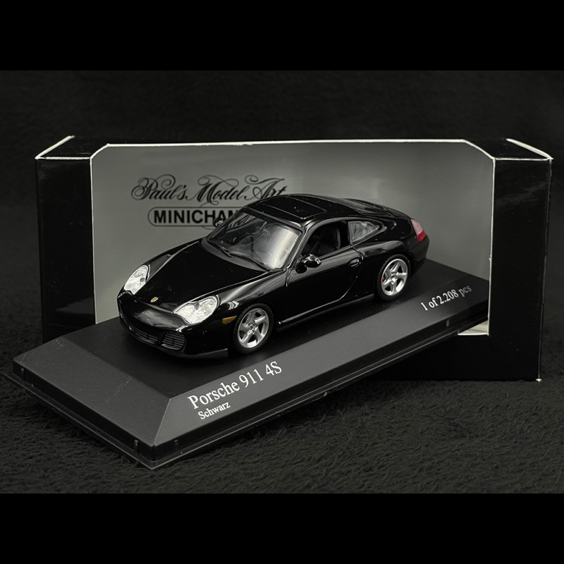 Porsche 911 type 996 Carrera 4S 2003 black 1/43 Minichamps 400061070